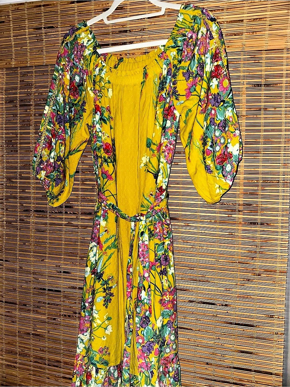 Gorgeous! Anthropologie Eliora Off-The-Shoulder Maxi Dress - Size Small - Picture 5 of 8
